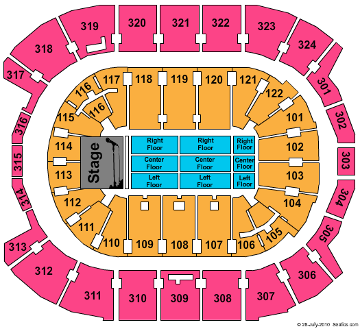 Air Canada Centre Seating Chart